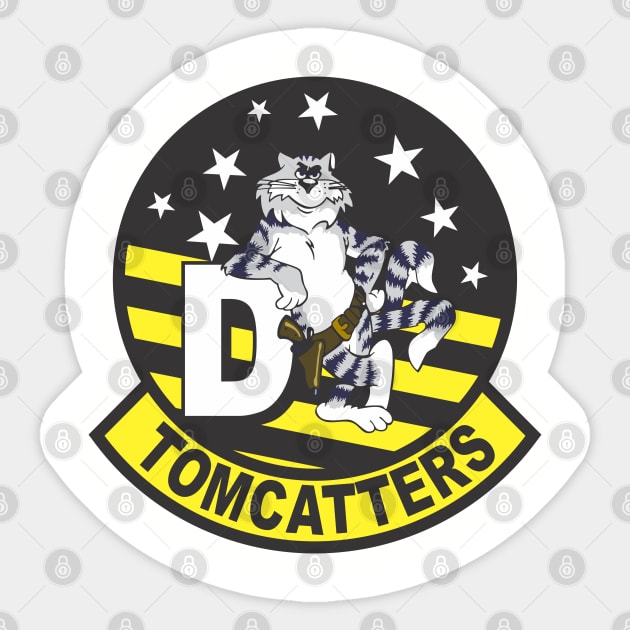 VF-31 Tomcatters - Tomcat D Sticker by MBK